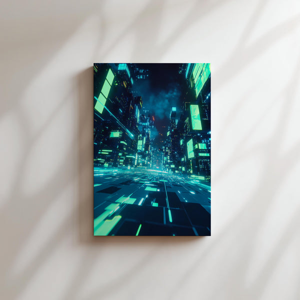 Cyber Cityscape Lights