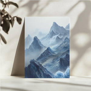Icy Mountain Range