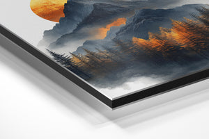 Fiery Mountain Sunset