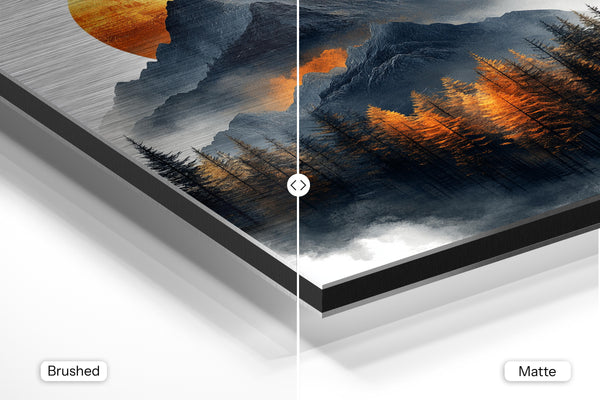 Fiery Mountain Sunset