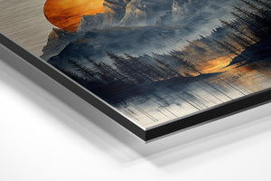 Sunset Mountain View