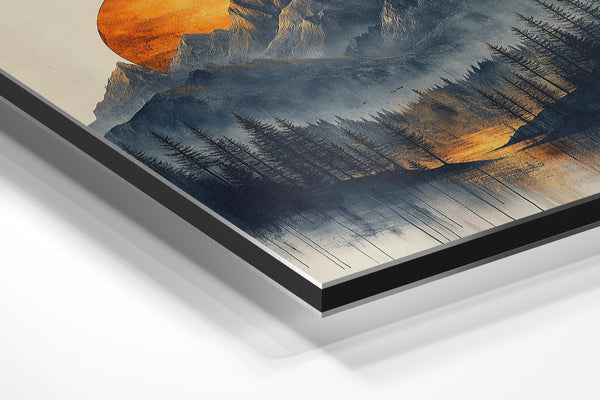 Sunset Mountain View