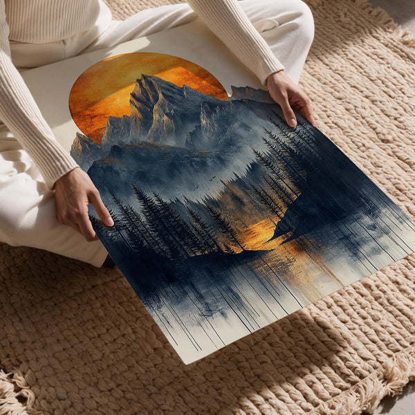 Sunset Mountain View