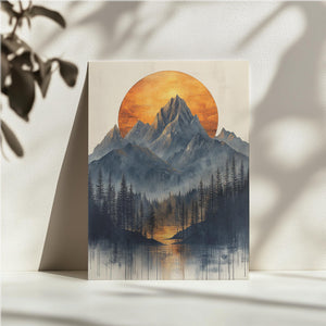 Sunset Mountain View