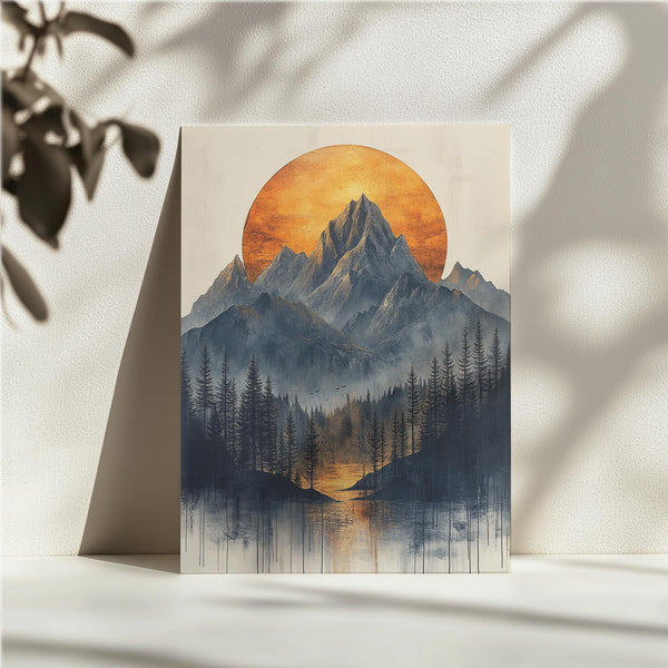 Sunset Mountain View