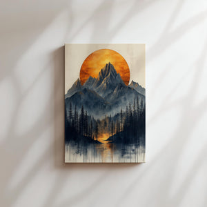 Sunset Mountain View