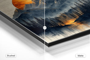 Sunset Mountain View