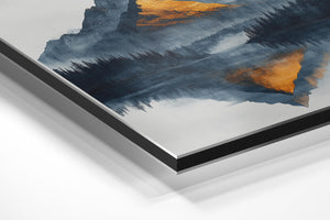 Golden Mountain Reflection