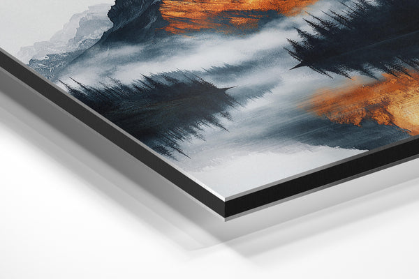 Fiery Mountain Mirror