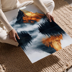 Fiery Mountain Mirror