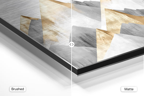 Abstract Golden Mountains