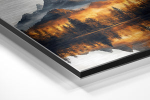 Sunlit Forest Mountain