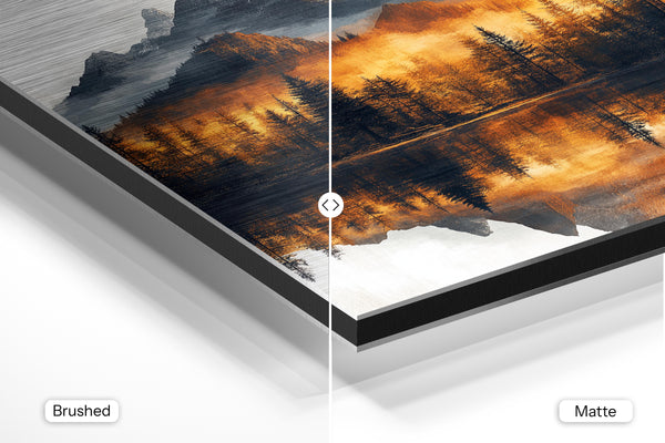 Sunlit Forest Mountain