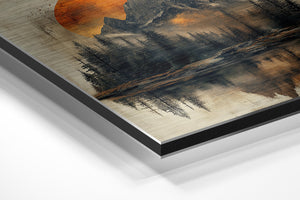 Golden Reflection Mountain