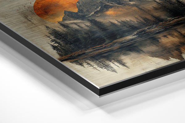 Golden Reflection Mountain