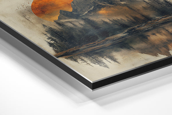 Golden Reflection Mountain