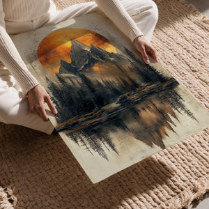 Golden Reflection Mountain