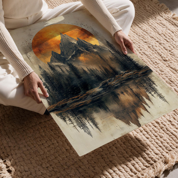 Golden Reflection Mountain