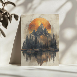 Golden Reflection Mountain