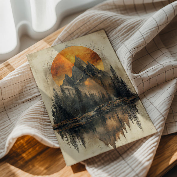 Golden Reflection Mountain