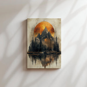 Golden Reflection Mountain