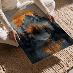 Autumn Mountain Glow