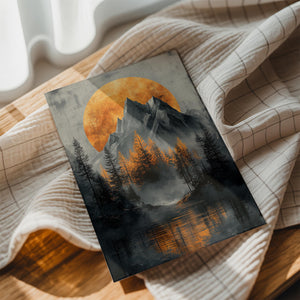 Autumn Mountain Glow