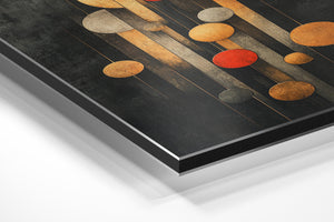 Hanging Golden Spheres