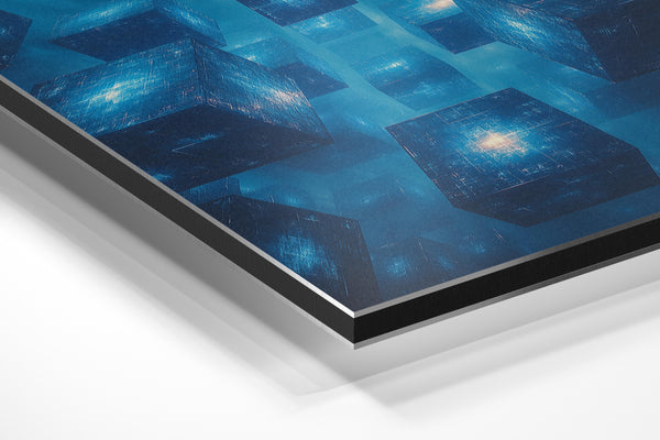 Floating Digital Cubes