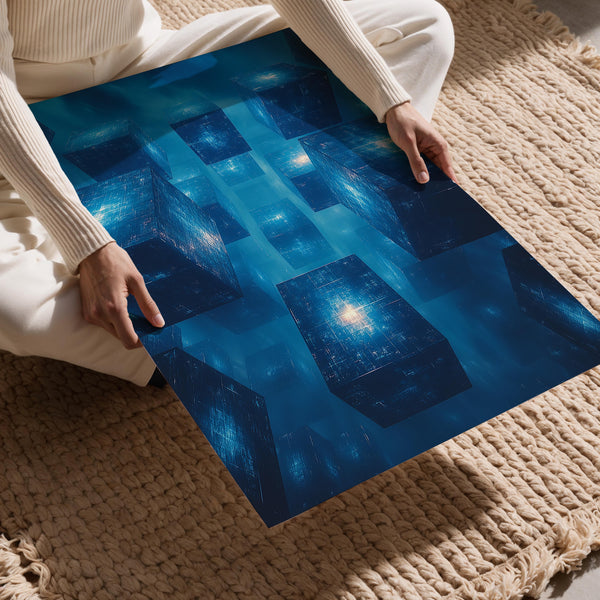 Floating Digital Cubes