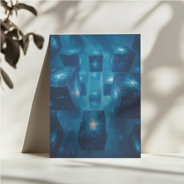 Floating Digital Cubes