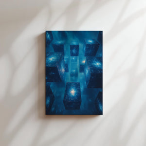 Floating Digital Cubes