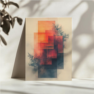 Fiery Abstract Layers