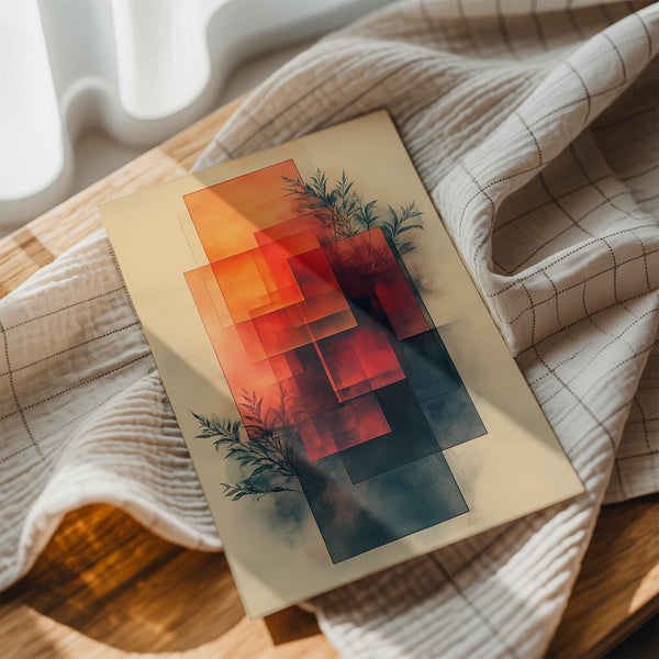 Fiery Abstract Layers