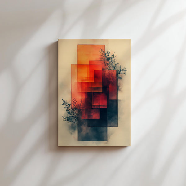 Fiery Abstract Layers