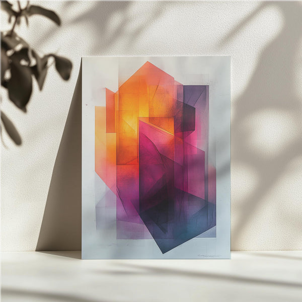 Radiant Geometric Hues