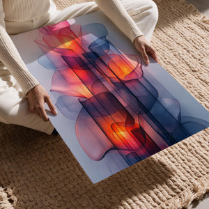 Abstract Flame Blooms