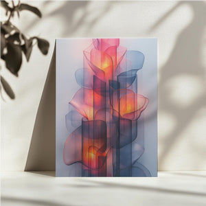 Abstract Flame Blooms