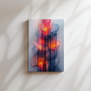 Abstract Flame Blooms
