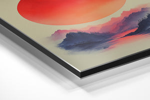 Sunlit Mountain Scape