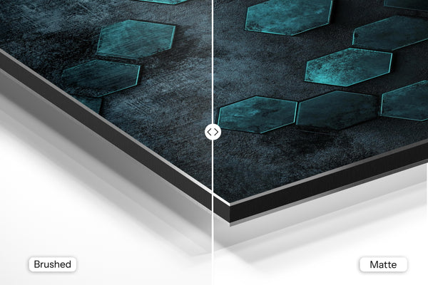 Turquoise Hex Pattern