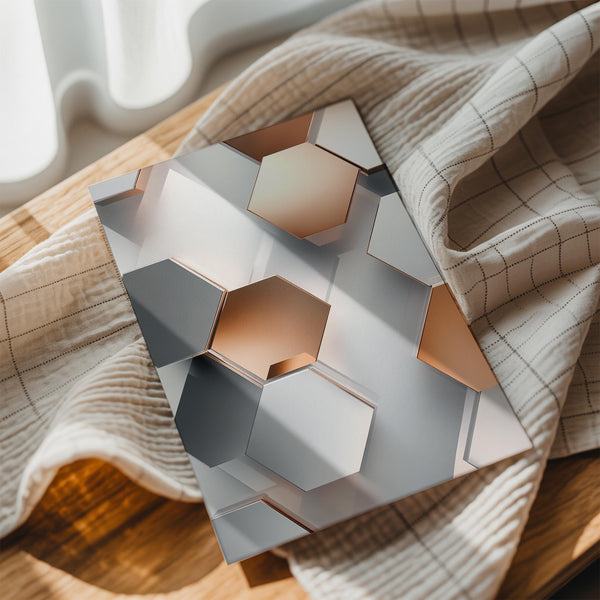 Metallic Hex Grid