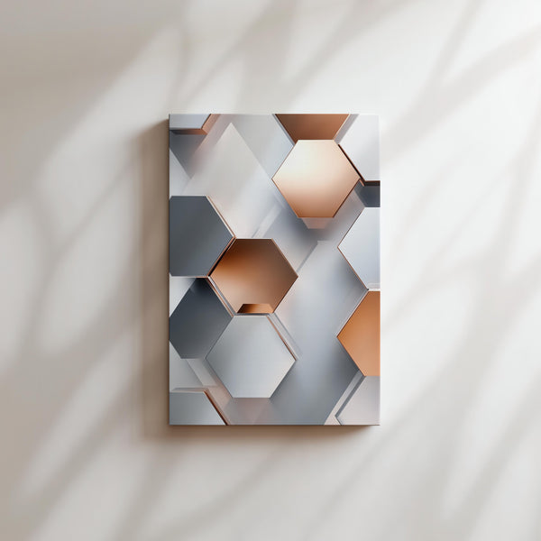 Metallic Hex Grid