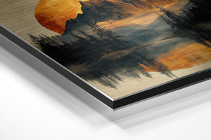 Serene Mountain Reflection