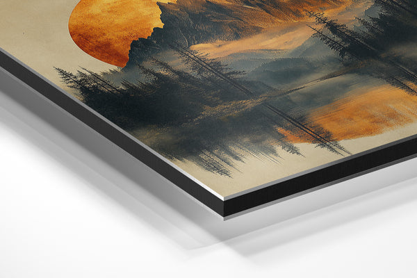 Serene Mountain Reflection