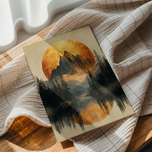 Serene Mountain Reflection