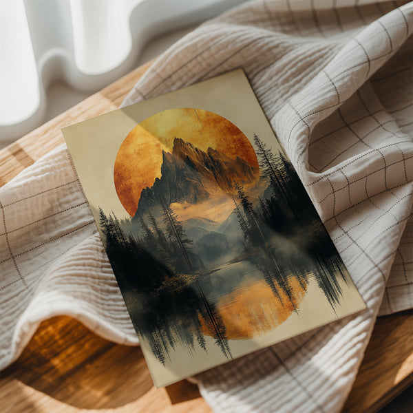 Serene Mountain Reflection