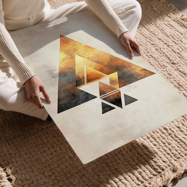 Geometric Golden Triangle