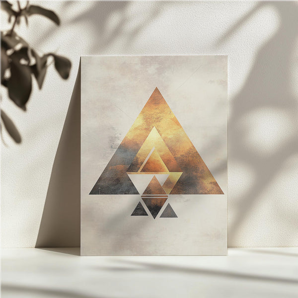 Geometric Golden Triangle