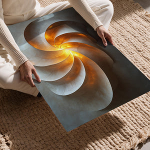 Radiant Shell Abstract